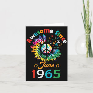 Phantastisch seit Juni 1965, ist ein sonniges Gebu Karte
