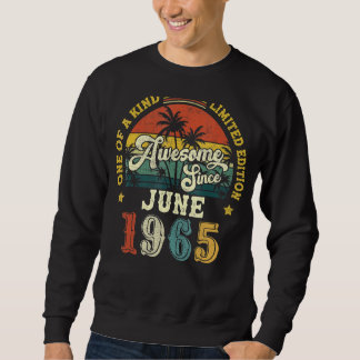 Phantastisch Seit Juni 1965 Vintag 57. Geburtstag Sweatshirt