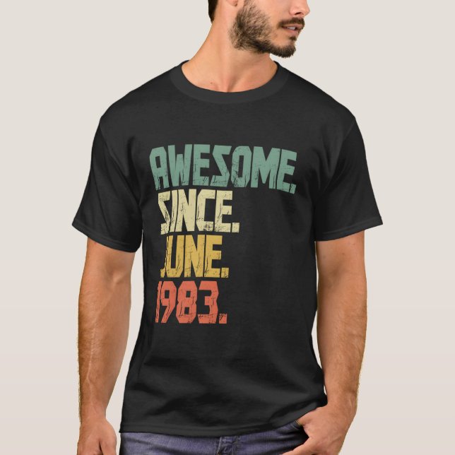 Phantastisch seit Juni 1983 40 T-Shirt (Vorderseite)