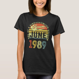 Phantastisch seit Juni 1989 34. Geburtstag für 34 T-Shirt