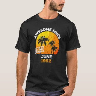 Phantastisch seit Juni 1992 Retro Men & Women Gebu T-Shirt