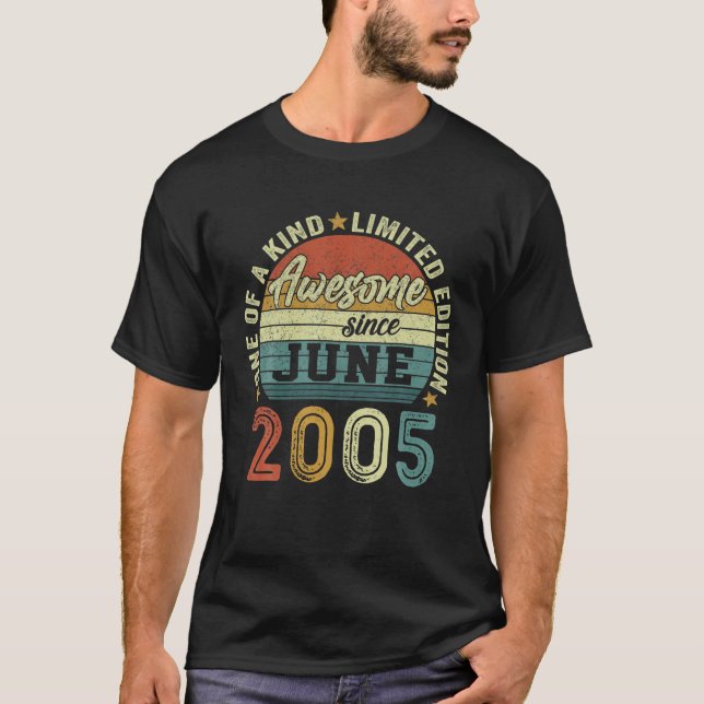 Phantastisch seit Juni 2005 17 Jahre alt 17. Gebur T-Shirt (Vorderseite)