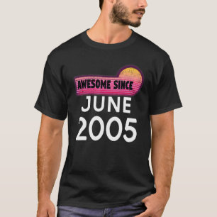 Phantastisch Seit Juni 2005 Geburtstag 2005 Juni V T-Shirt