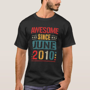 Phantastisch seit Juni 2010 12 Jahre alt 12 Jahre  T-Shirt