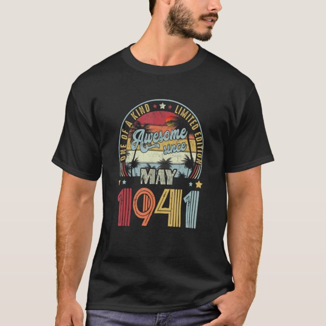 Phantastisch seit Mai 1941 {B]st Birthday 81 Years T-Shirt (Vorderseite)