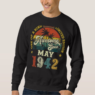 Phantastisch Seit Mai 1942 Vintag 80. Geburtstag 1 Sweatshirt