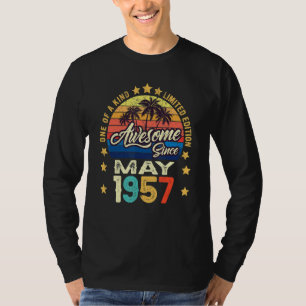 Phantastisch Seit Mai 1957 Vintag 65. Geburtstag T-Shirt