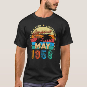 Phantastisch Seit Mai 1958 Vintag 64. Geburtstag T-Shirt