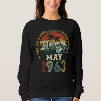 Phantastisch seit Mai 1963 Vintag 59. Geburtstag Sweatshirt