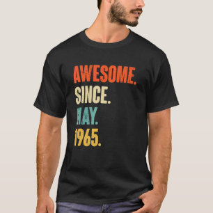 Phantastisch seit Mai 1965 57 Jahre alt 57. Geburt T-Shirt