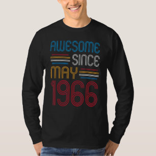 Phantastisch seit Mai 1966 56 Jahre alter Geburtst T-Shirt