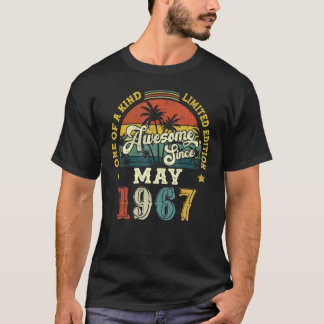 Phantastisch Seit Mai 1967 Vintag 55. Geburtstag T-Shirt