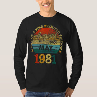 Phantastisch seit Mai 1981 41 Jahre 41 Jahre 41. G T-Shirt