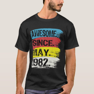 Phantastisch seit Mai 1982 Gemini Man Taurus Girl T-Shirt