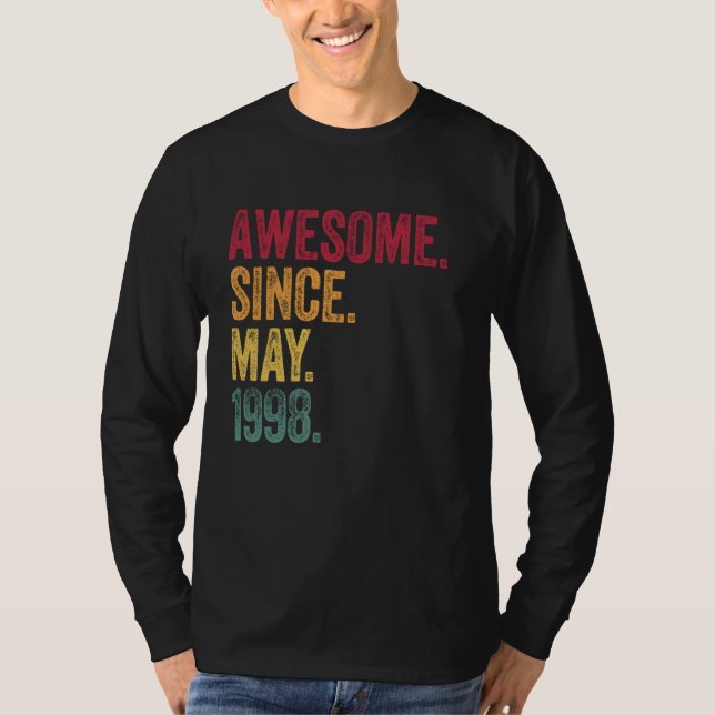 Phantastisch seit Mai 1998 27 Jahre alt 27. Geburt T-Shirt (Vorderseite)