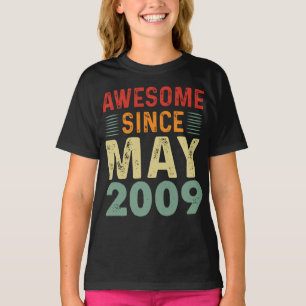 Phantastisch Seit Mai 2009 Vintager Geburtstag T-Shirt