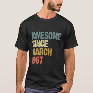 Phantastisch seit März 1967 52 Jahre alt 52 Jahre T-Shirt