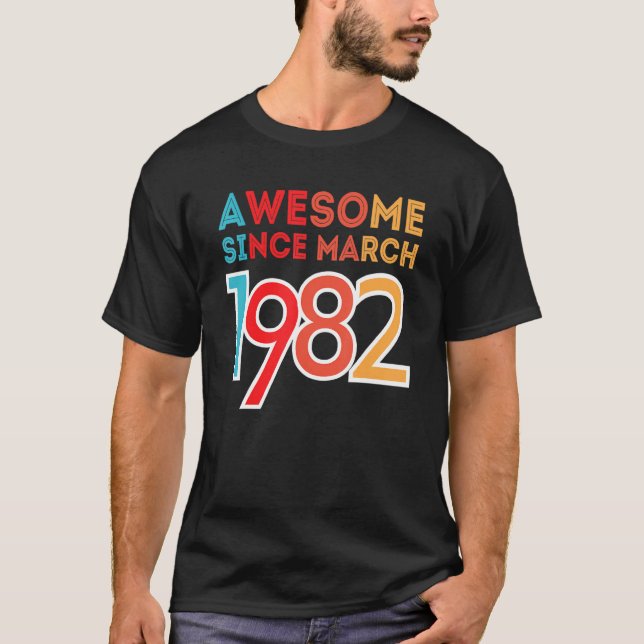 Phantastisch seit März 1982 T-Shirt (Vorderseite)