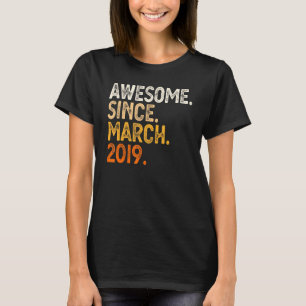 Phantastisch seit März 2019 3. Geburtstag 3 Jahre T-Shirt