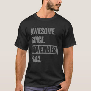 Phantastisch seit November 1963 59 Jahre alt 59. G T-Shirt