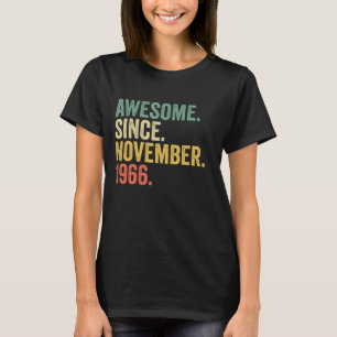 Phantastisch seit November 1966 56 Jahre alte Gesc T-Shirt