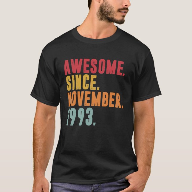 Phantastisch seit November 1993 30 Jahre alt 30. B T-Shirt (Vorderseite)