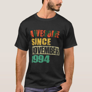 Phantastisch seit November 1994 30 Jahre alt 30. G T-Shirt