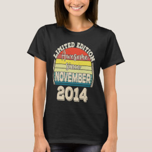 Phantastisch Seit November 2014 Geboren im Novembe T-Shirt