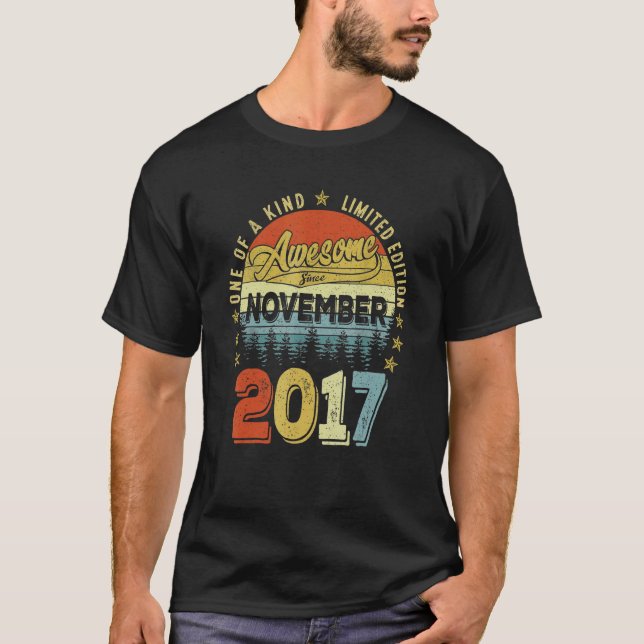 Phantastisch seit November 2017 5 Jahre alt 5. Geb T-Shirt (Vorderseite)