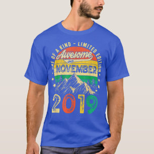 Phantastisch seit November 2019 3. Geburtstag 3 Ja T-Shirt
