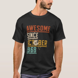 Phantastisch seit Oktober 1968 Moon Cat Bat Spooky T-Shirt