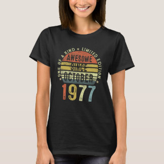 Phantastisch seit Oktober 1977 45 Jahre alt 45 Jah T-Shirt