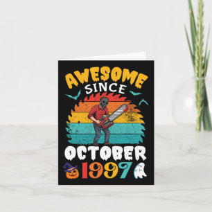 Phantastisch Seit Oktober 1997 Halloween 28 J Karte