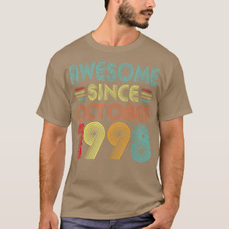 Phantastisch Seit Oktober 1998 24 Jahre alt Vintag T-Shirt