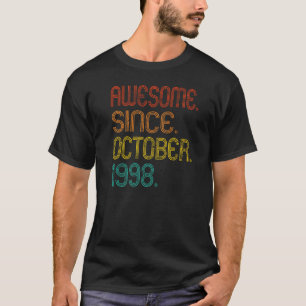 Phantastisch seit Oktober 1998 Retro 24 Jahre alt T-Shirt