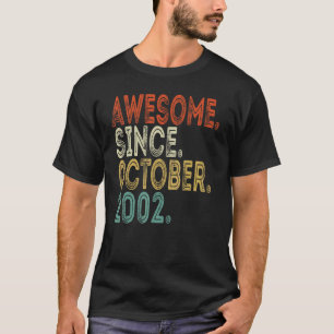 Phantastisch seit Oktober 2002 20 Jahre alt 20 Jah T-Shirt