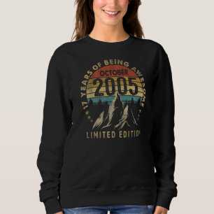 Phantastisch seit Oktober 2005 17 Jahre alt 17 Jah Sweatshirt