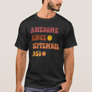 Phantastisch seit September 1958 Retro Groovy 64 J T-Shirt