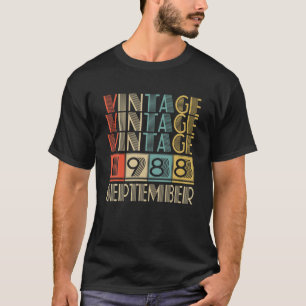 Phantastisch Seit September 1976 Vintag 43. Geburt T-Shirt