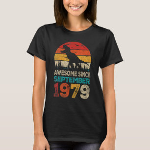 Phantastisch seit September 1979 43. Geburtstag Bo T-Shirt