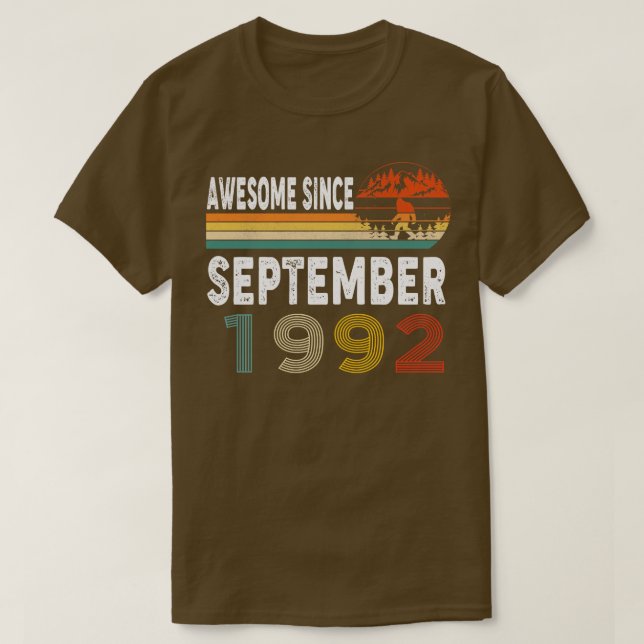 Phantastisch seit September 1992 T-Shirt (Design vorne)