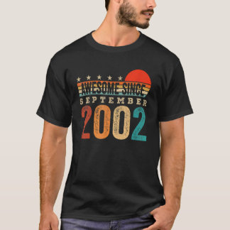 Phantastisch Seit September 2002 20. Geburtstag 20 T-Shirt