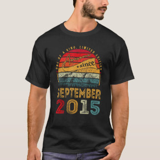 Phantastisch Seit September 2015 7. Geburtstag 7 J T-Shirt