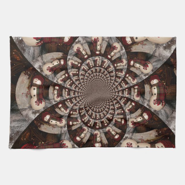 Phantastisch Snowman Handtuch (Horizontal)
