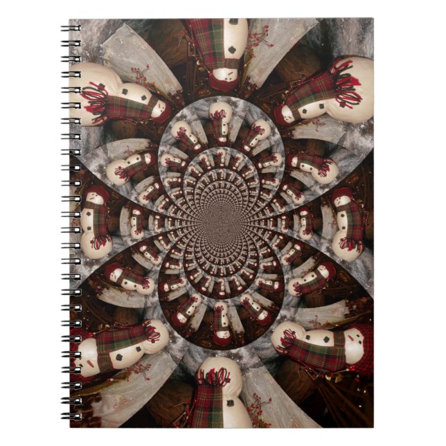 Phantastisch Snowman Notizblock (Vorderseite)