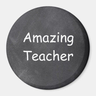 Phantastisch Teacher Chalkboard Design Geschenk Id Magnet