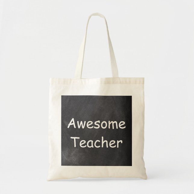 Phantastisch Teacher Chalkboard Design-Geschenk Tragetasche (Vorne)
