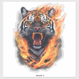 Phantastisch Tiger Aufkleber