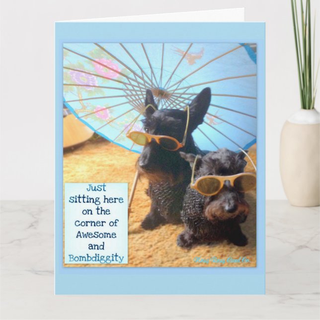 Phantastisch und Bombdiggity Karte (Vorderseite)