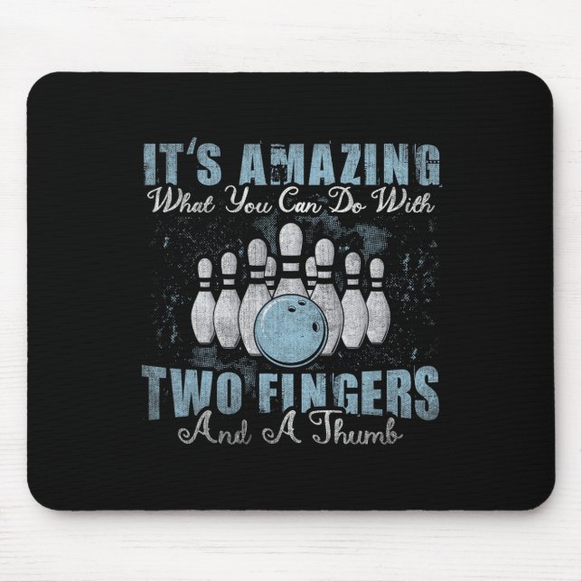 Phantastisch, was man mit zwei Finger und einem Th Mousepad (Vorne)